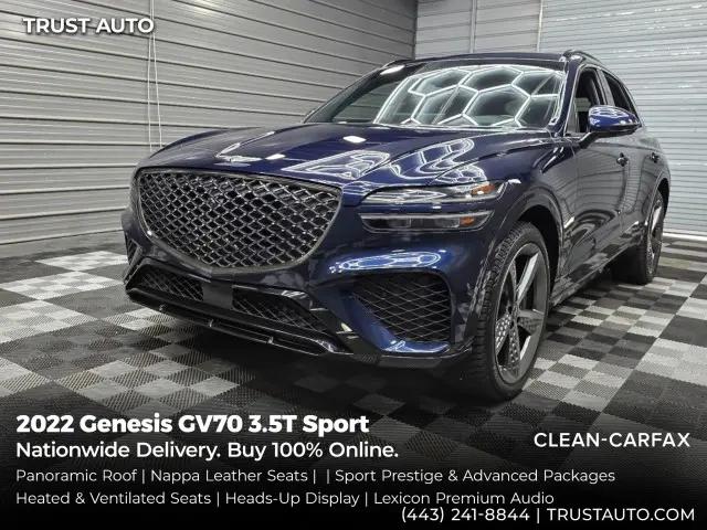 2022 Genesis GV70 3.5T AWD Sport for sale in Sykesville, MD