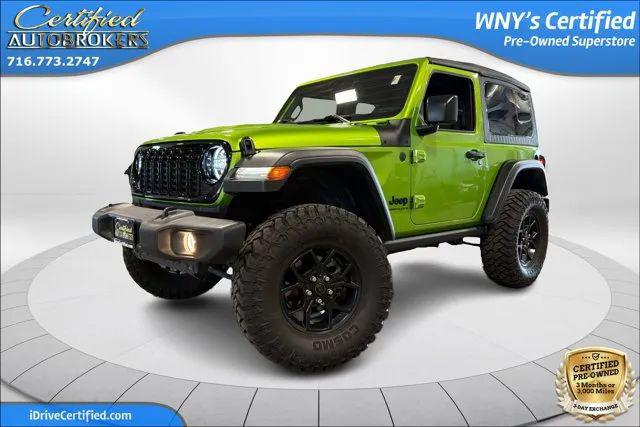 2025 Jeep Wrangler 2-Door Willys 4x4 for sale in Grand Island, NY