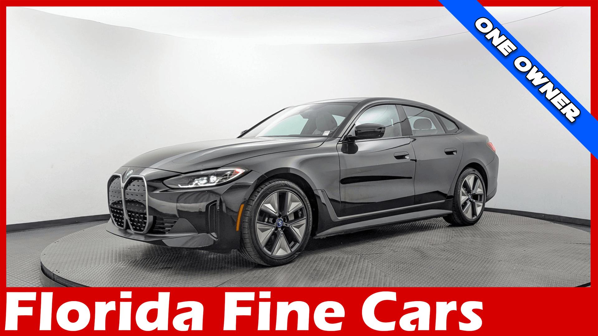 Black Sapphire Metallic 2023 BMW i4 eDrive35 Gran Coupe RWD Sedan Rear-Wheel Drive Automatic