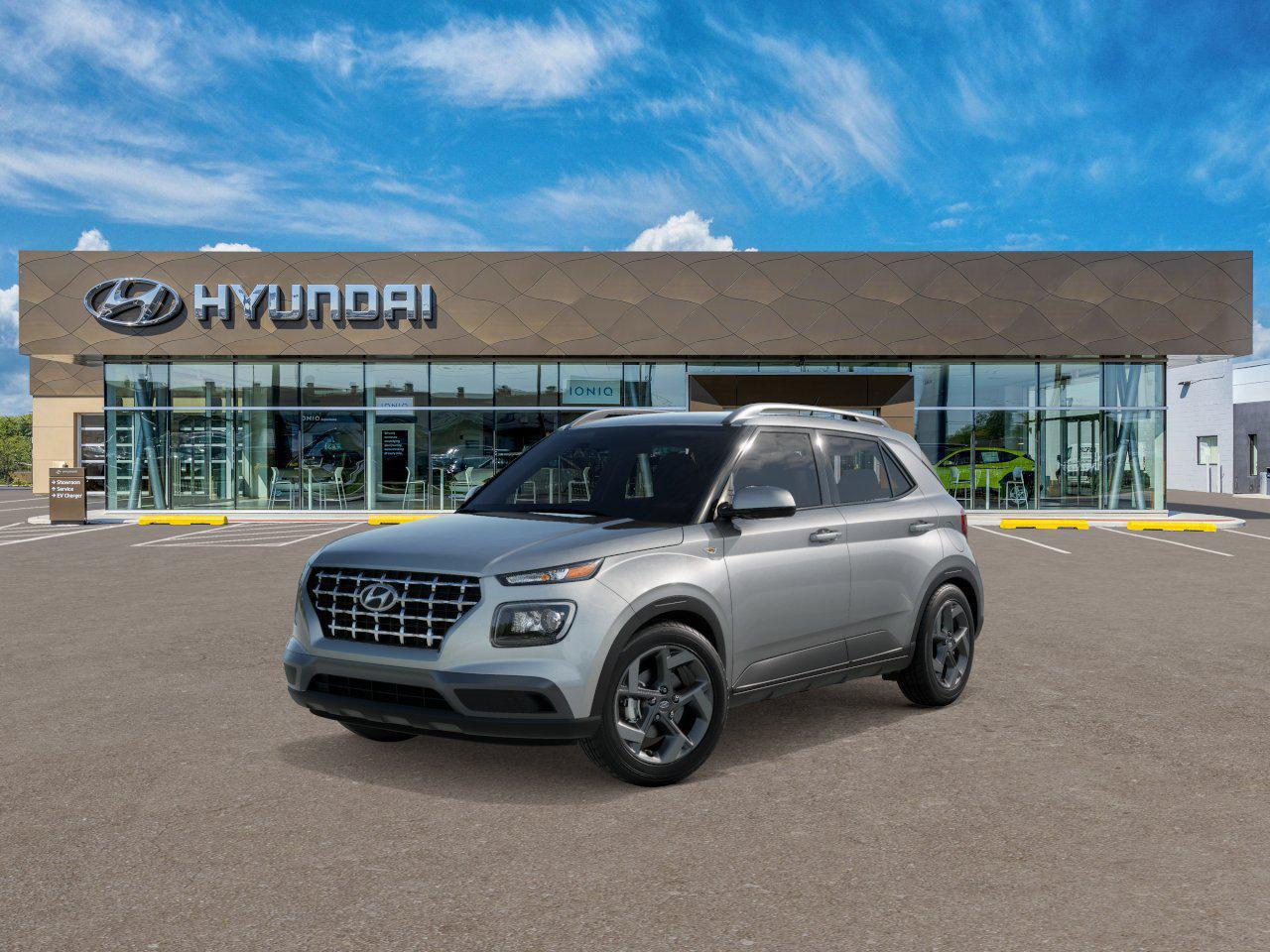 Shimmering Silver 2026 Hyundai Venue SUV / Crossover Front-Wheel Drive Continuously Variable Transmission