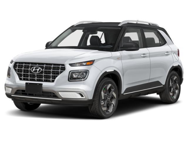 Lunar White w/Black Roof 2026 Hyundai Venue SUV / Crossover Front-Wheel Drive Continuously Variable Transmission