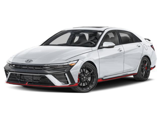 Atlas White 2026 Hyundai Elantra N Sedan Front-Wheel Drive Automatic