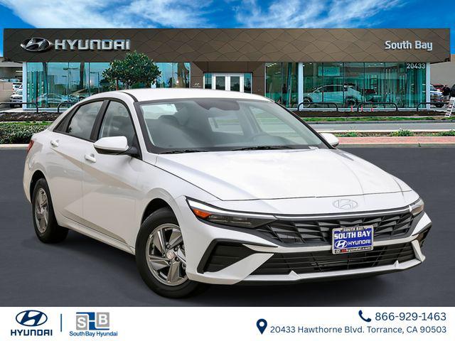 Serenity White 2026 Hyundai Elantra Sedan Front-Wheel Drive Automatic