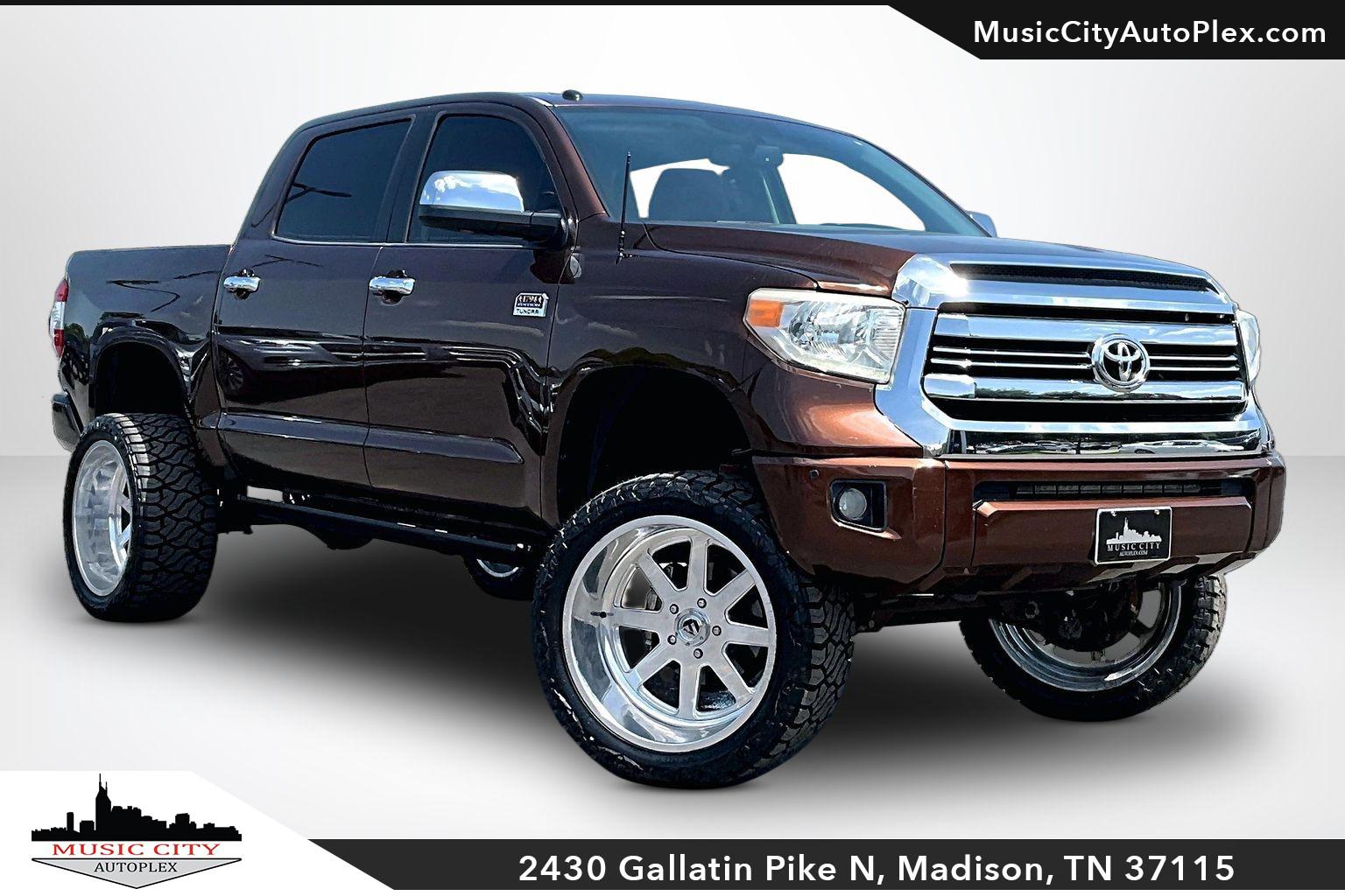 Sunset Bronze Mica 2017 Toyota Tundra Pickup Truck Four-Wheel Drive Automatic