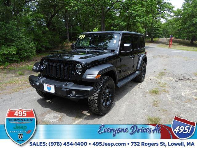 2022 Jeep Wrangler Unlimited Willys 4x4 for sale in Lowell, MA