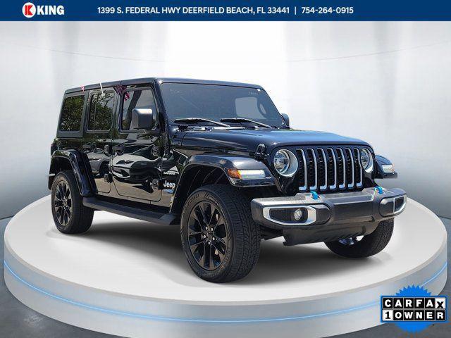 2022 Jeep Wrangler 4xe Unlimited Sahara 4x4 for sale in DEERFIELD BEACH, FL
