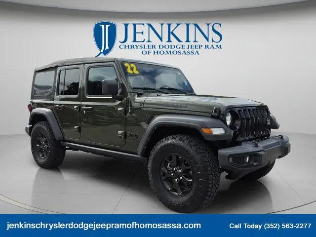 2022 Jeep Wrangler Unlimited Willys Sport 4x4 for sale in Homosassa, FL