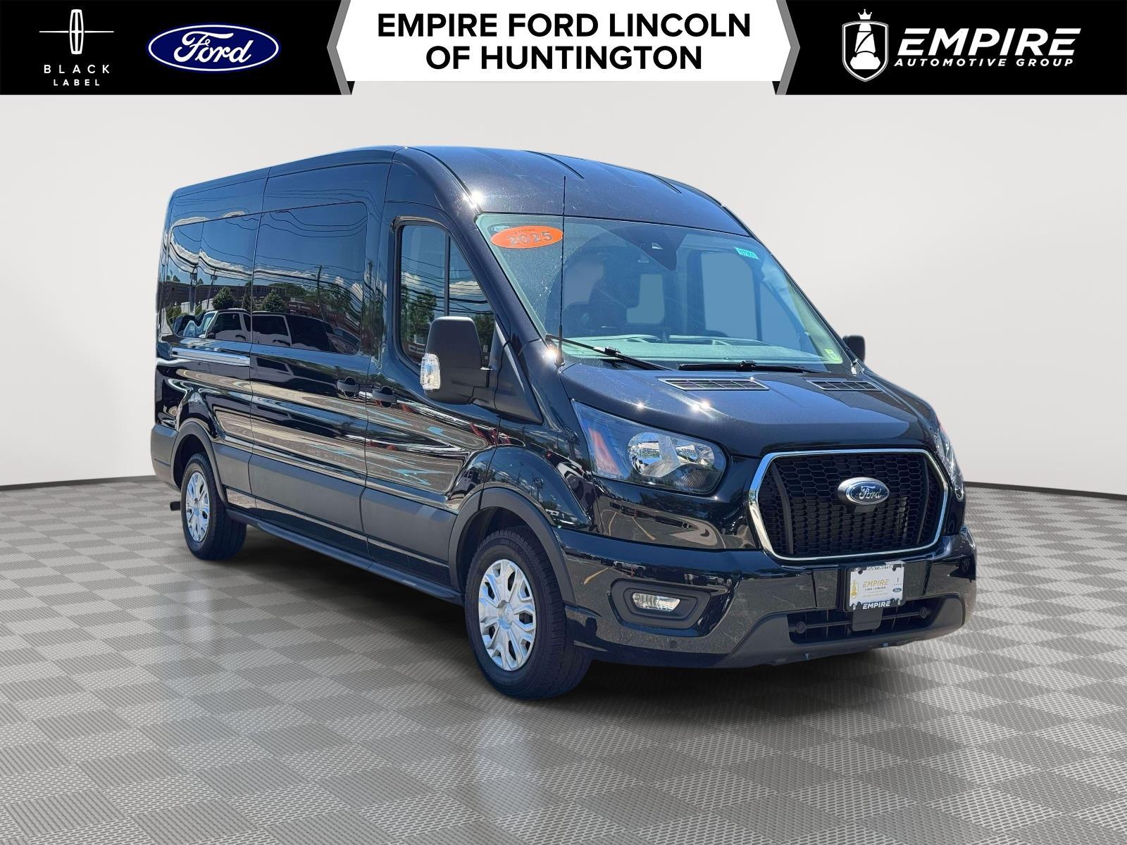 AGATE BLACK METALLIC 2025 Ford Transit Passenger Van Rear-Wheel Drive Automatic