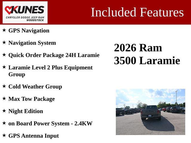 2026 RAM Ram 3500 RAM 3500 LARAMIE MEGA CAB 4X4 64 BOX