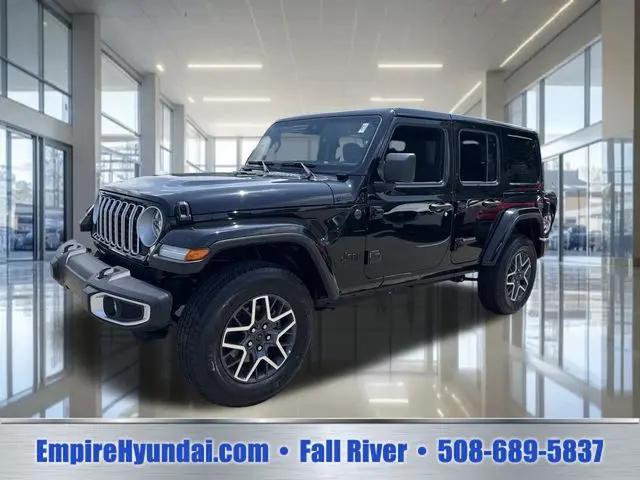 2025 Jeep Wrangler 4-Door Sahara 4x4 for sale in Fall River, MA