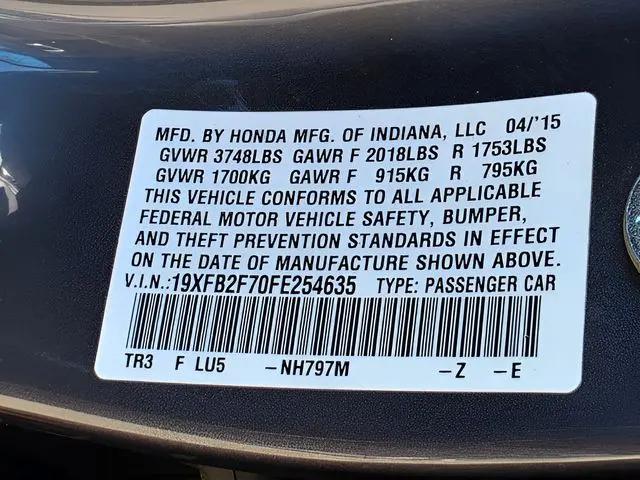 2015 Honda Civic SE