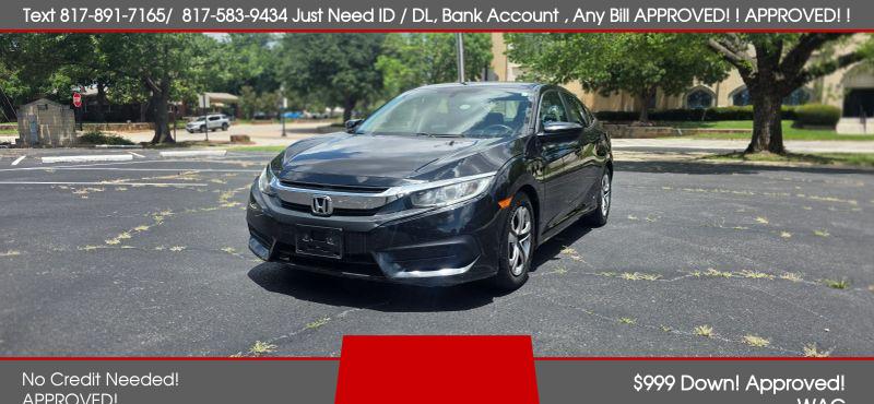 2016 Honda Civic LX for sale in Arlington, TX