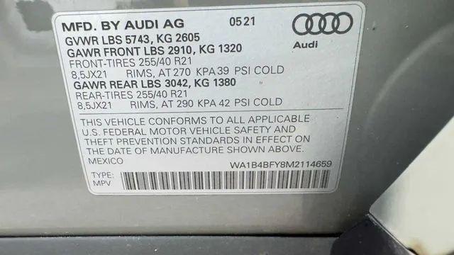 2021 Audi SQ5 Premium Plus TFSI quattro Tiptronic
