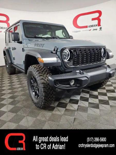 2026 Jeep Wrangler 4-Door Willys 4x4 for sale in Adrian, MI