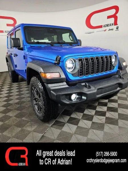 2026 Jeep Wrangler 4-Door Sport S 4x4 for sale in Adrian, MI