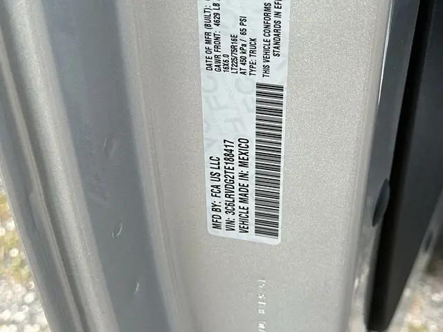 2026 Ram ProMaster 2500 Cargo Van Tradesman High Roof 159 WB w/Pass Seat