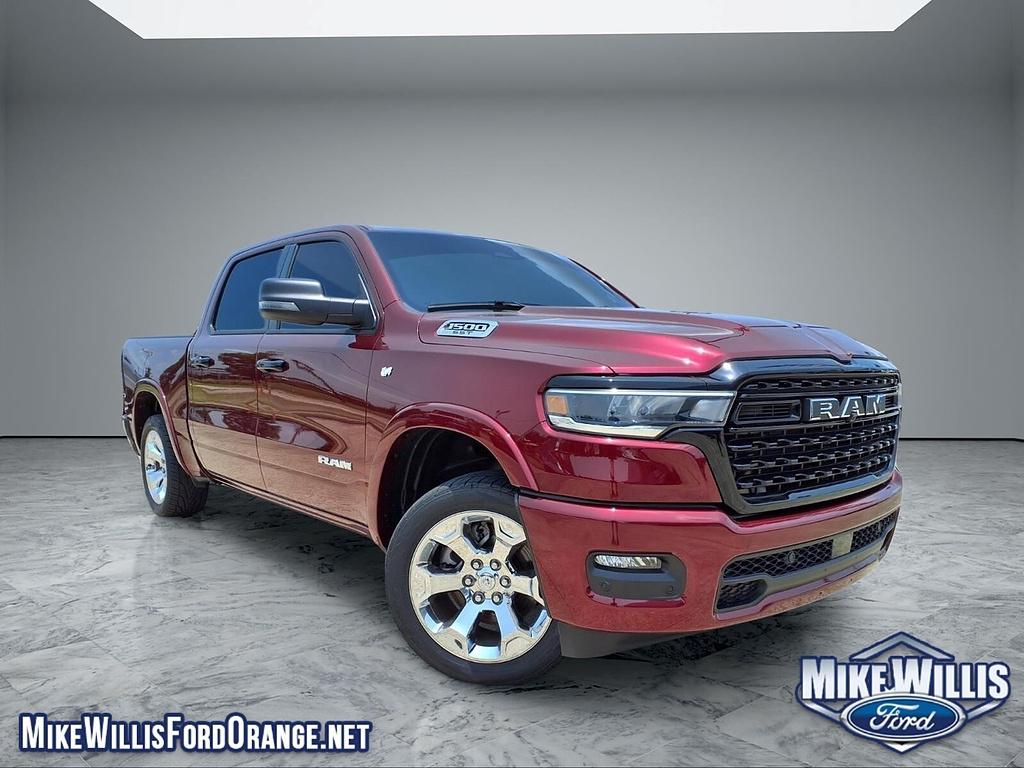 Delmonico Red Pearlcoat 2025 RAM 1500 Pickup Truck Four-Wheel Drive 8-Speed Automatic