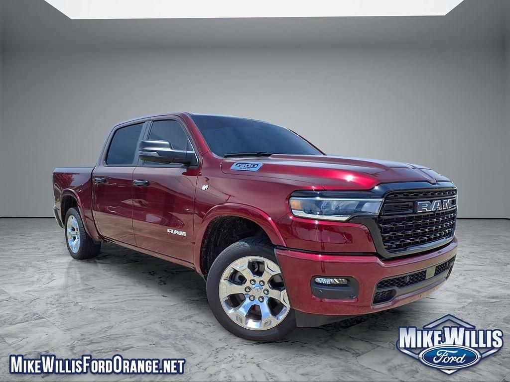 Delmonico Red Pearlcoat 2025 RAM 1500 Pickup Truck Four-Wheel Drive 8-Speed Automatic