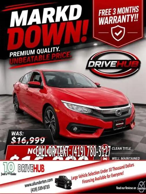 2018 Honda Civic EX-T for sale in Lima, OH