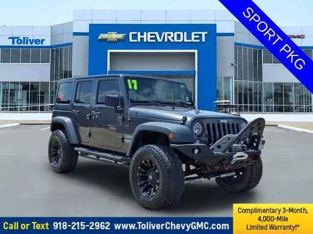 2017 Jeep Wrangler Unlimited Sport 4x4 for sale in McAlester, OK