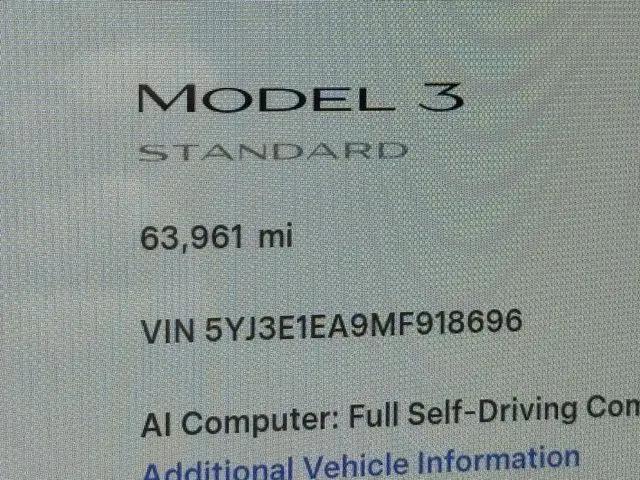 2021 Tesla Model 3 Standard Range Plus Rear-Wheel Drive
