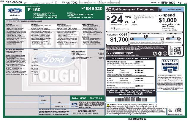 2021 Ford F-150 Limited for sale in Provo, UT