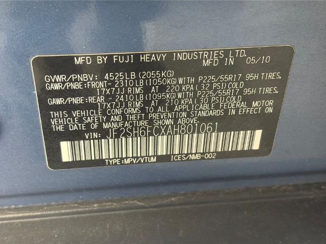 2010 Subaru Forester 2.5XT Limited