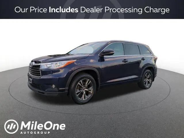 2016 Toyota Highlander XLE V6 for sale in Owings Mills, MD