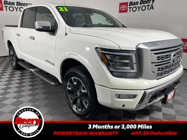 2021 Nissan Titan Crew Cab Platinum Reserve 4x4 for sale in Cedar Falls, IA