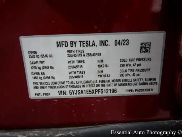 2023 Tesla Model S Standard Range