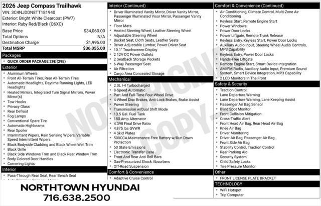 2026 Jeep Compass Trailhawk