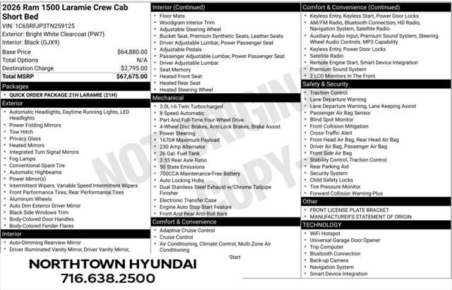 2026 Ram 1500 Laramie Crew Cab 4x4 57 Box