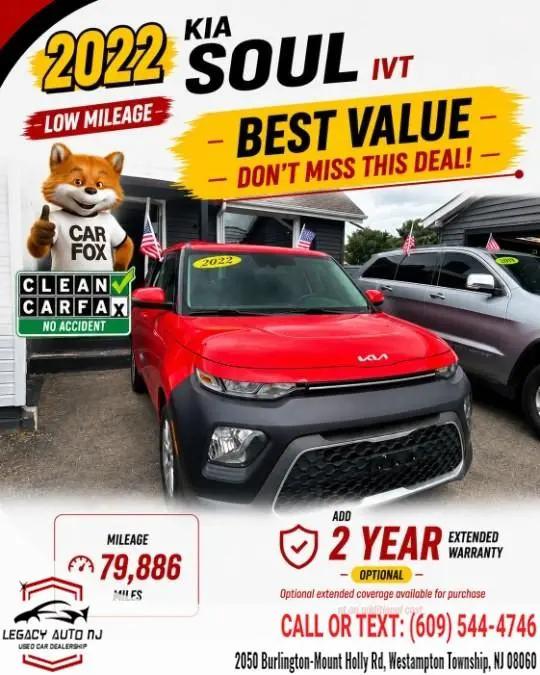 2022 Kia Soul LX for sale in Westampton Township, NJ