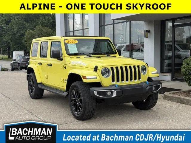 2023 Jeep Wrangler 4xe Sahara 4x4 for sale in Jeff, IN