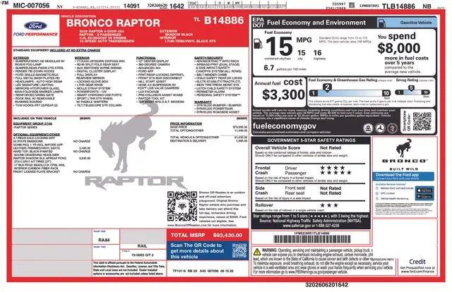2026 Ford Bronco Raptor for sale in Reno, NV
