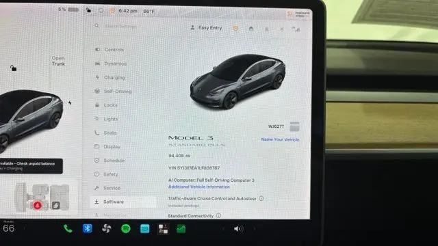 2020 Tesla Model 3 Standard Range Plus Rear-Wheel Drive