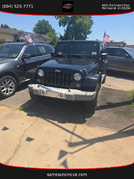 2015 Jeep Wrangler Unlimited Sahara for sale in Richmond, VA