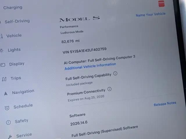 2020 Tesla Model S Performance Dual Motor All-Wheel Drive