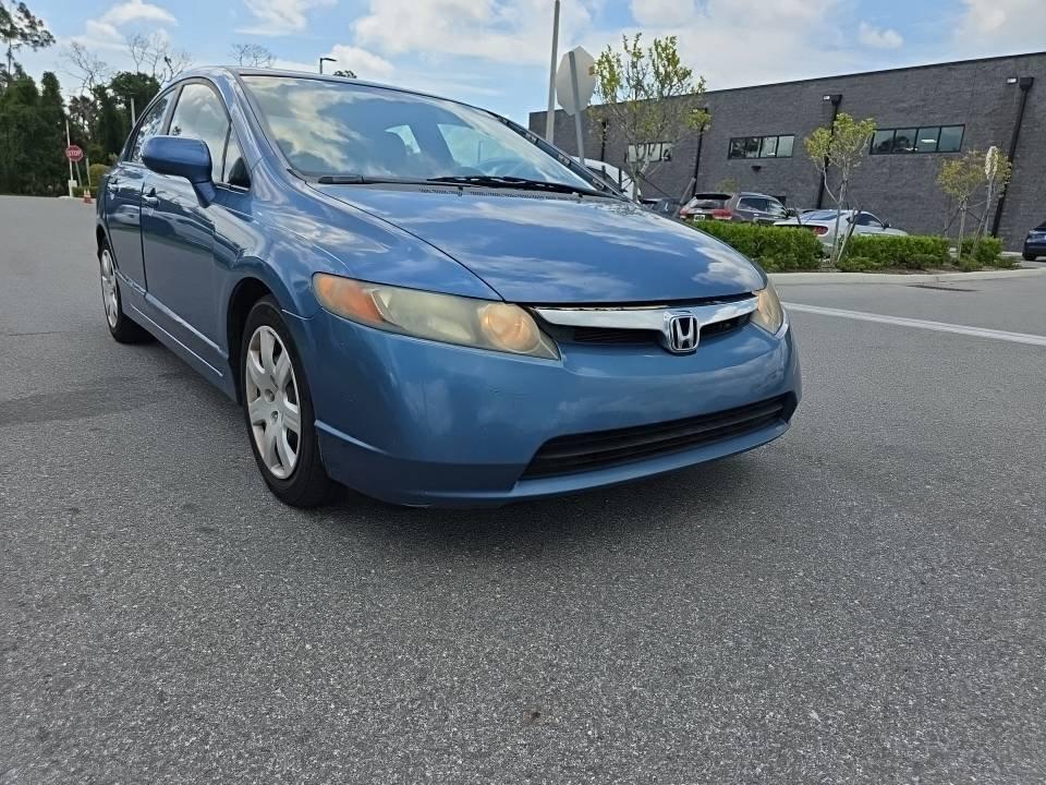 Atomic Blue Metallic 2008 Honda Civic Sedan Front-Wheel Drive Automatic