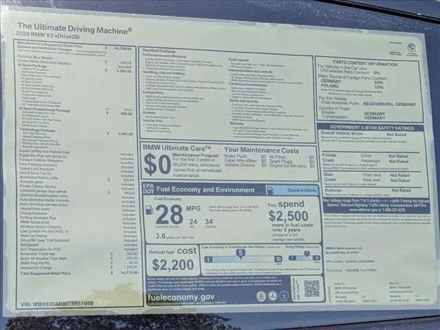 2026 BMW X2 xDrive28i