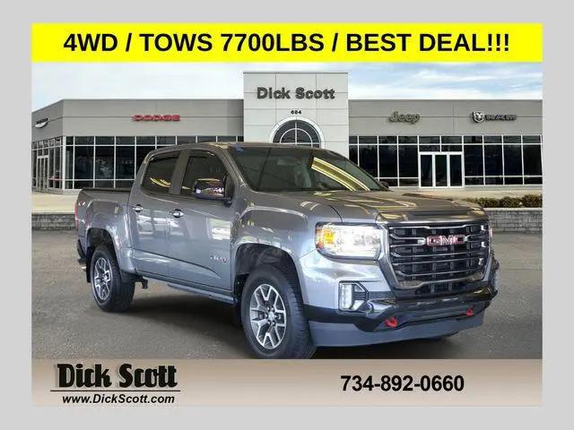 2022 GMC Canyon 4WD Crew Cab Short Box AT4 - Leather for sale in Plymouth, MI