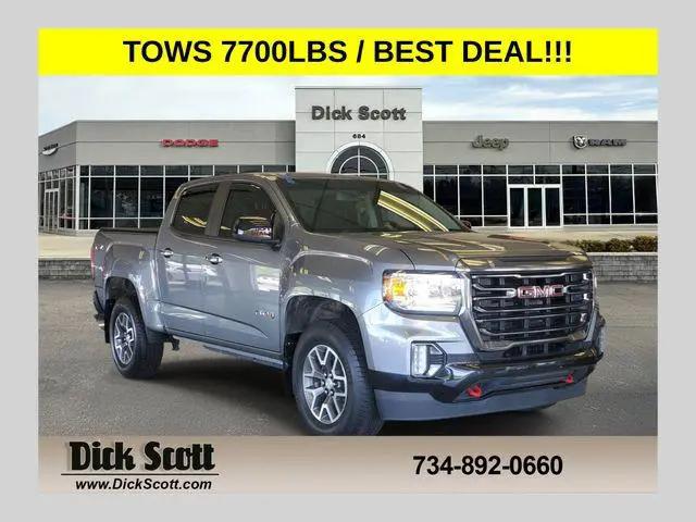 2022 GMC Canyon 4WD Crew Cab Short Box AT4 - Leather for sale in Plymouth, MI