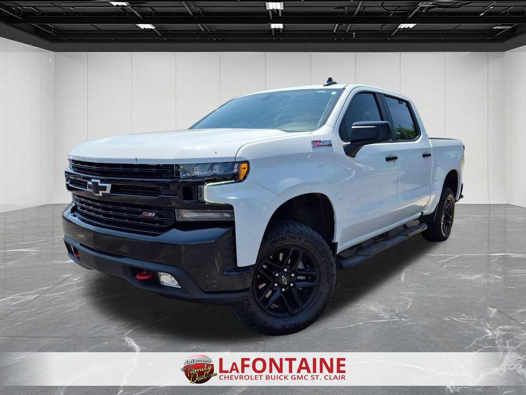 Summit White 2021 Chevrolet Silverado 1500 Pickup Truck Four-Wheel Drive Automatic