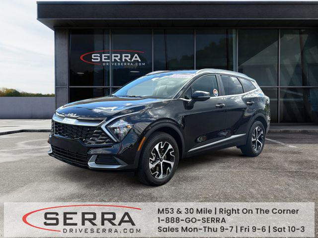 Ebony Black 2023 Kia Sportage SUV / Crossover All-Wheel Drive Automatic