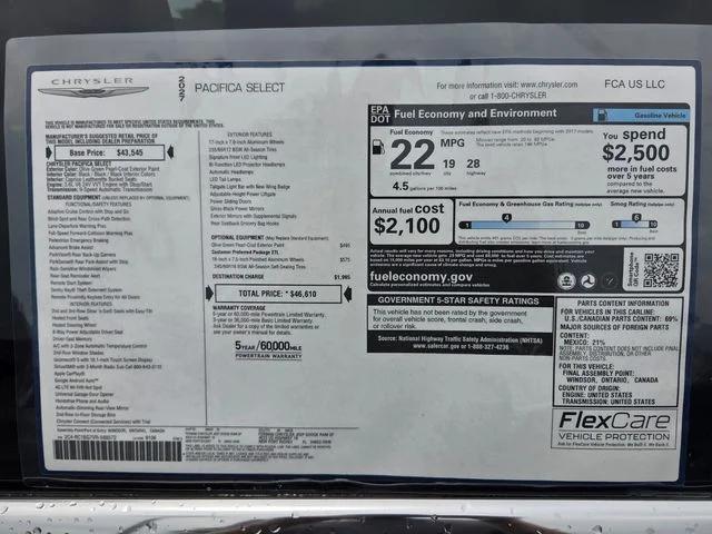 2027 Chrysler Pacifica PACIFICA SELECT