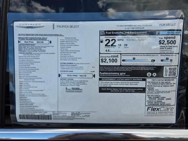 2027 Chrysler Pacifica PACIFICA SELECT