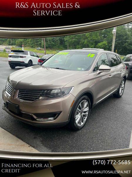 2018 Lincoln MKX Reserve for sale in Linden, PA