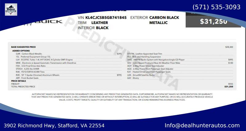 2016 Buick Encore Leather for sale in Stafford, VA