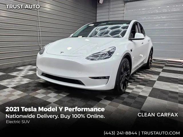 2021 Tesla Model Y Performance Dual Motor All-Wheel Drive for sale in Sykesville, MD