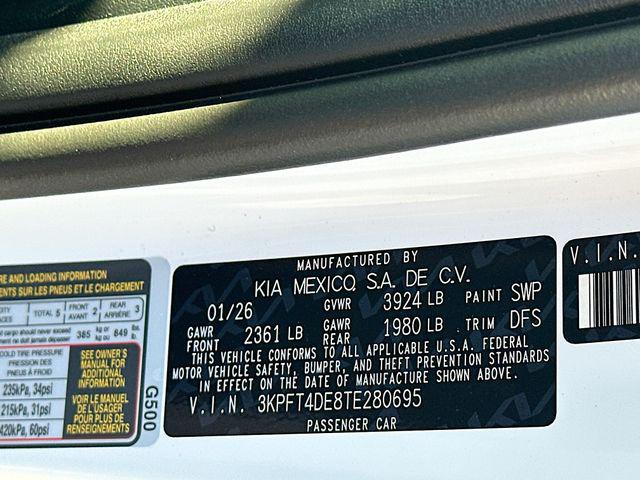 2026 Kia K4 LXS